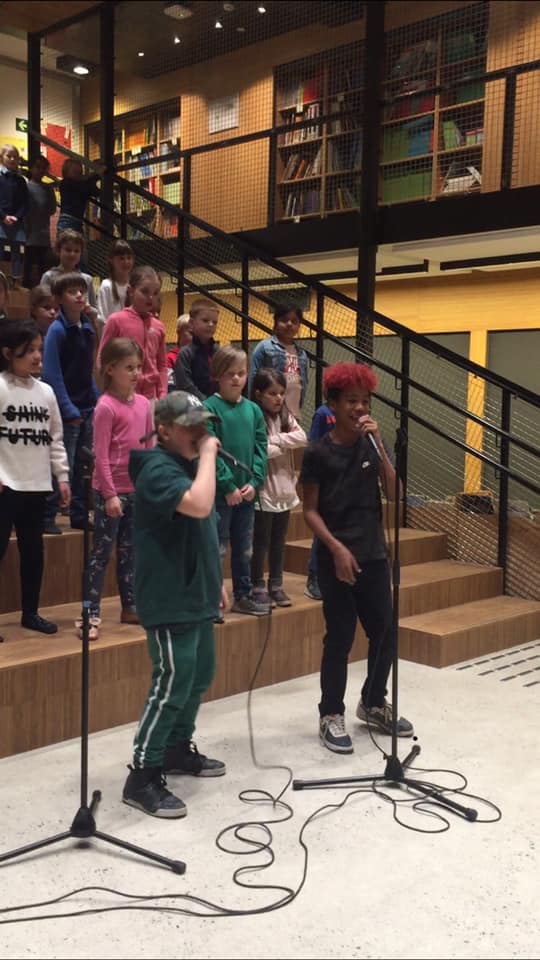 2.trinn holdt konsert for 1.trinn